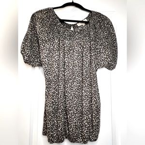 Ann Taylor LOFT Cheetah Top